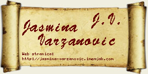 Jasmina Varzanović vizit kartica